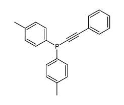 bis(4-methylphenyl)-(2-phenylethynyl)phosphane Structure