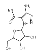 1H-Pyrazole-5-carboxamide,4-amino-1-b-D-ribofuranosyl- picture