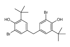 2-bromo-4-[(3-bromo-5-tert-butyl-4-hydroxyphenyl)methyl]-6-tert-butylphenol Structure