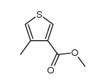 4-甲基噻吩-3-羧酸甲酯结构式
