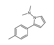 N,N-dimethyl-2-(4-methylphenyl)pyrrol-1-amine结构式