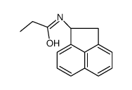 N-(1,2-dihydroacenaphthylen-1-yl)propanamide结构式