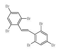 1,3,5-tribromo-2-[2-(2,4,6-tribromophenyl)ethenyl]benzene Structure