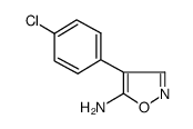 4-(4-氯苯基)-5-异噁唑胺结构式