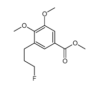 methyl 3-(3-fluoropropyl)-4,5-dimethoxybenzoate结构式