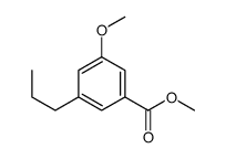 methyl 3-methoxy-5-propylbenzoate结构式