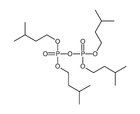 bis(3-methylbutoxy)phosphoryl bis(3-methylbutyl) phosphate结构式