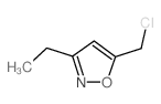 5-(氯甲基)-3-乙基异噁唑结构式