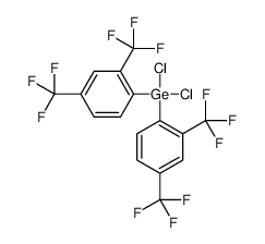 bis[2,4-bis(trifluoromethyl)phenyl]-dichlorogermane结构式