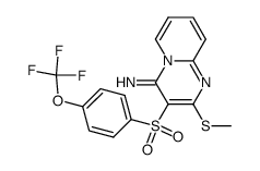 3-(4-trifluoromethoxy-benzenesulfonyl)-2-methylsulfanyl-pyrido[1,2-a]pyrimidin-4-ylideneamine Structure