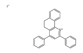 2,4-diphenyl-5,6-dihydrobenzo[h]thiochromen-1-ium,iodide Structure