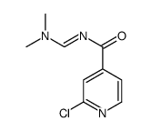 2-氯-n-[(二甲基氨基)亚甲基]-4-吡啶羧酰胺结构式