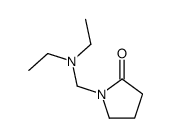 1-(diethylaminomethyl)pyrrolidin-2-one结构式
