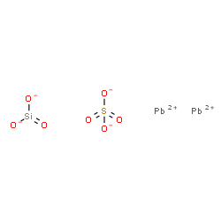 dilead silicate sulphate Structure