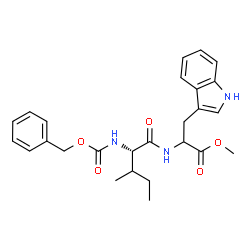 CARBOBENZYLOXY-L-ISOLEUCYL-L-TRYPTOPHAN METHYL ESTER structure