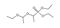 diethyl 1-(1-ethoxyethyl)ethylphosphonate Structure