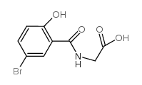 5-溴-2-羟基马尿酸结构式