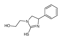 1-(2-hydroxyethyl)-4-phenylimidazolidine-2-thione Structure