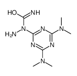 1-amino-1-[4,6-bis(dimethylamino)-1,3,5-triazin-2-yl]urea结构式