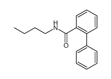 N-butylbiphenyl-2-carboxamide结构式