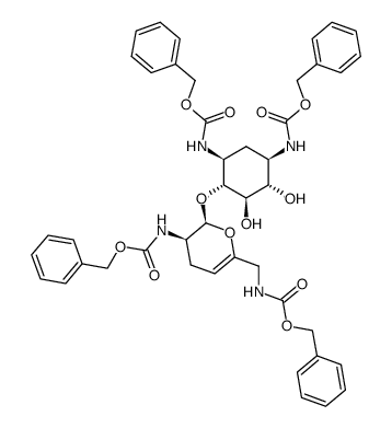 1,3,2',6'-Tetrakis-N-(benzyloxycarbonyl)sisamin结构式