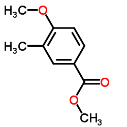 3-甲基-4-甲氧基苯甲酸甲酯结构式