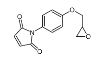 1-[4-(oxiran-2-ylmethoxy)phenyl]pyrrole-2,5-dione Structure