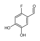 3,4-Dihydroxy-6-fluoro-benzaldehyde structure
