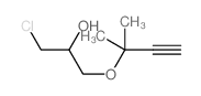 1-chloro-3-(2-methylbut-3-yn-2-yloxy)propan-2-ol Structure