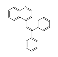 4-(2,2-diphenylvinyl)quinoline结构式
