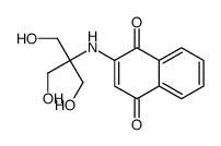 2-[[1,3-dihydroxy-2-(hydroxymethyl)propan-2-yl]amino]naphthalene-1,4-dione结构式