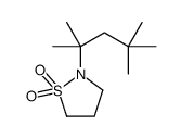 2-(1,1,3,3-Tetramethylbutyl)isothiazolidine 1,1-dioxide Structure