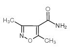 3,5-二甲基-4-异恶唑甲酰胺结构式