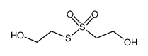 S-(2-hydroxyethyl) 2-hydroxyethane-1-sulfonothioate Structure