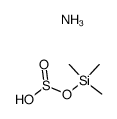 ammonium (trimethylsilyl)sulfite Structure
