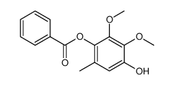 4-benzoyloxy-2,3-dimethoxy-5-methylphenol Structure