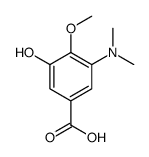 3-(dimethylamino)-5-hydroxy-4-methoxybenzoic acid结构式
