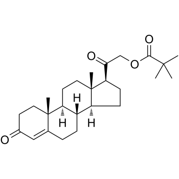 Desoxycorticosterone pivalate Structure