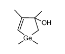 tetramethyl-1,1,3,4 germacyclopentene-4 ol-3 Structure