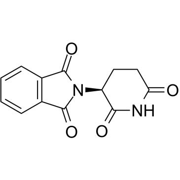 (S)-(-)-沙利度胺结构式