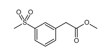 3-甲砜基苯乙酸甲酯结构式
