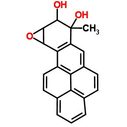 7-Methyl-7,8,8a,9a-tetrahydrobenzo[1,12]tetrapheno[10,11-b]oxirene-7,8-diol Structure