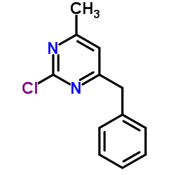4-Benzyl-2-chloro-6-methylpyrimidine Structure