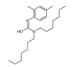 3-(2,4-dimethylphenyl)-1,1-diheptylurea Structure