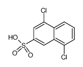 4,8-dichloro-naphthalene-2-sulfonic acid结构式