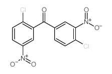 (2-chloro-5-nitro-phenyl)-(4-chloro-3-nitro-phenyl)methanone结构式