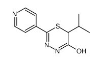 6-propan-2-yl-2-pyridin-4-yl-4H-1,3,4-thiadiazin-5-one结构式