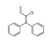 (2-chloro-1-phenylbuta-1,3-dienyl)benzene Structure