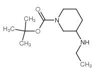 1-Boc-3-Ethylaminopiperidine Structure
