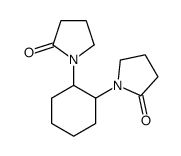 1-[2-(2-oxopyrrolidin-1-yl)cyclohexyl]pyrrolidin-2-one结构式